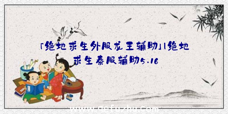 「绝地求生外服龙王辅助」|绝地求生泰服辅助5.16